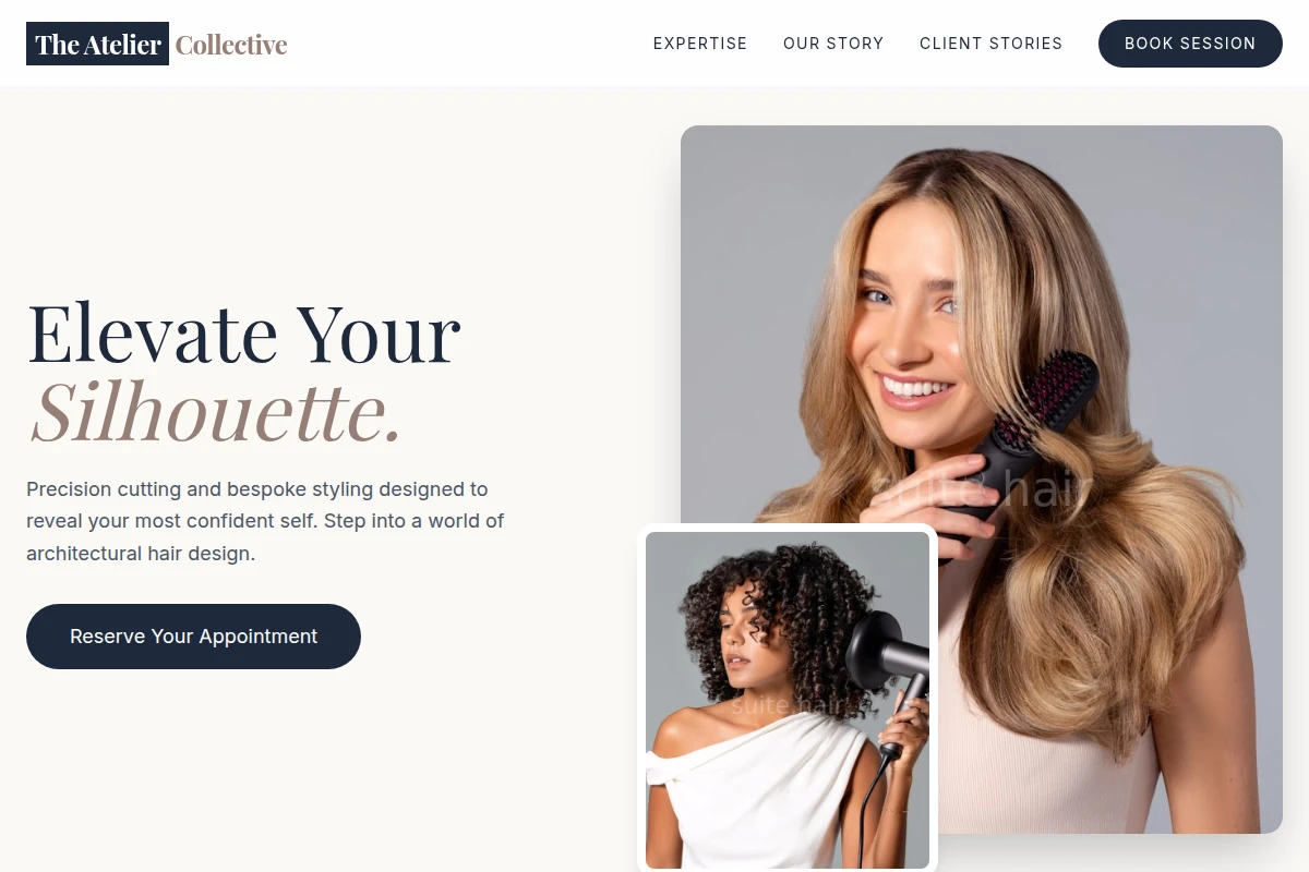 Cut Hair Styling