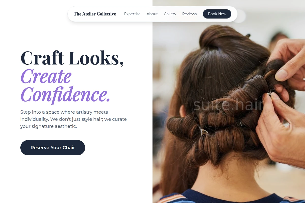 Chair Hair Styling