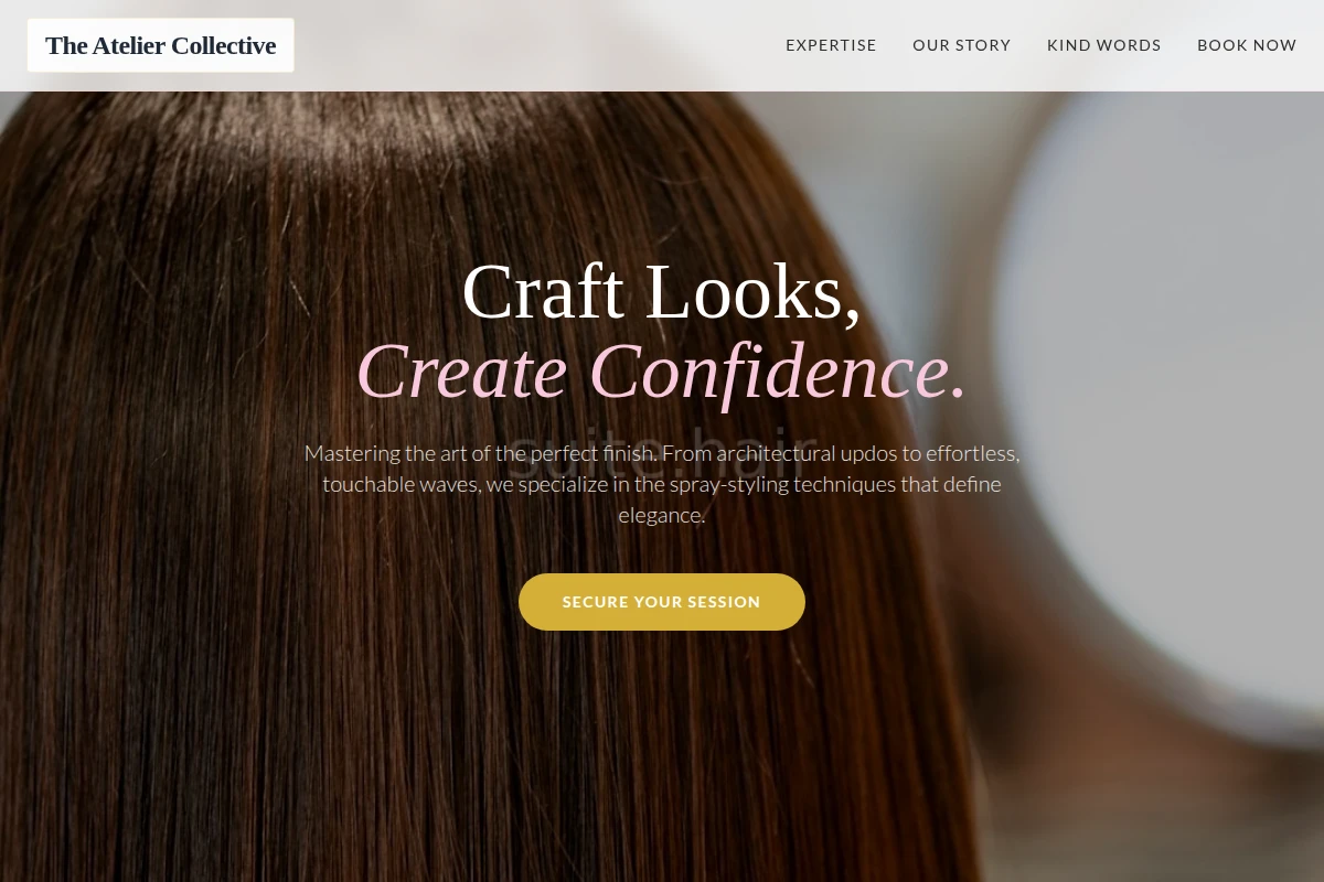 Spray Hair Styling
