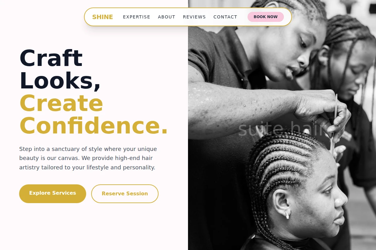 Shine Hair Styling